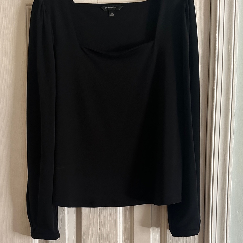 Banana Republic Classic Black Blouse